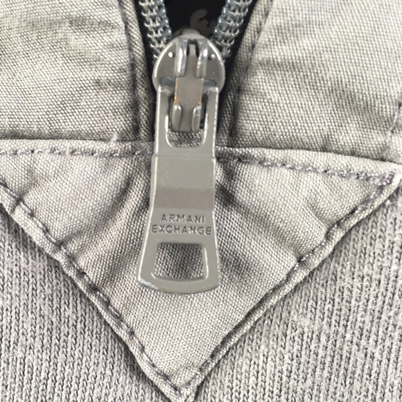 🦋 3 for $25 - Armani Exchange Vintage 3/4 zip Sweatshirt - Picture 3 of 8